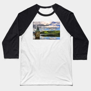 Pontsticill  Dam Valve Tower Baseball T-Shirt